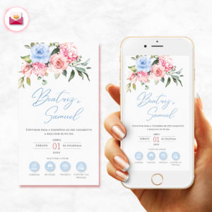 Convite Digital Interativo Casamento