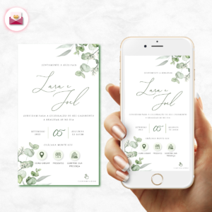 Convite Digital Interativo para Casamento