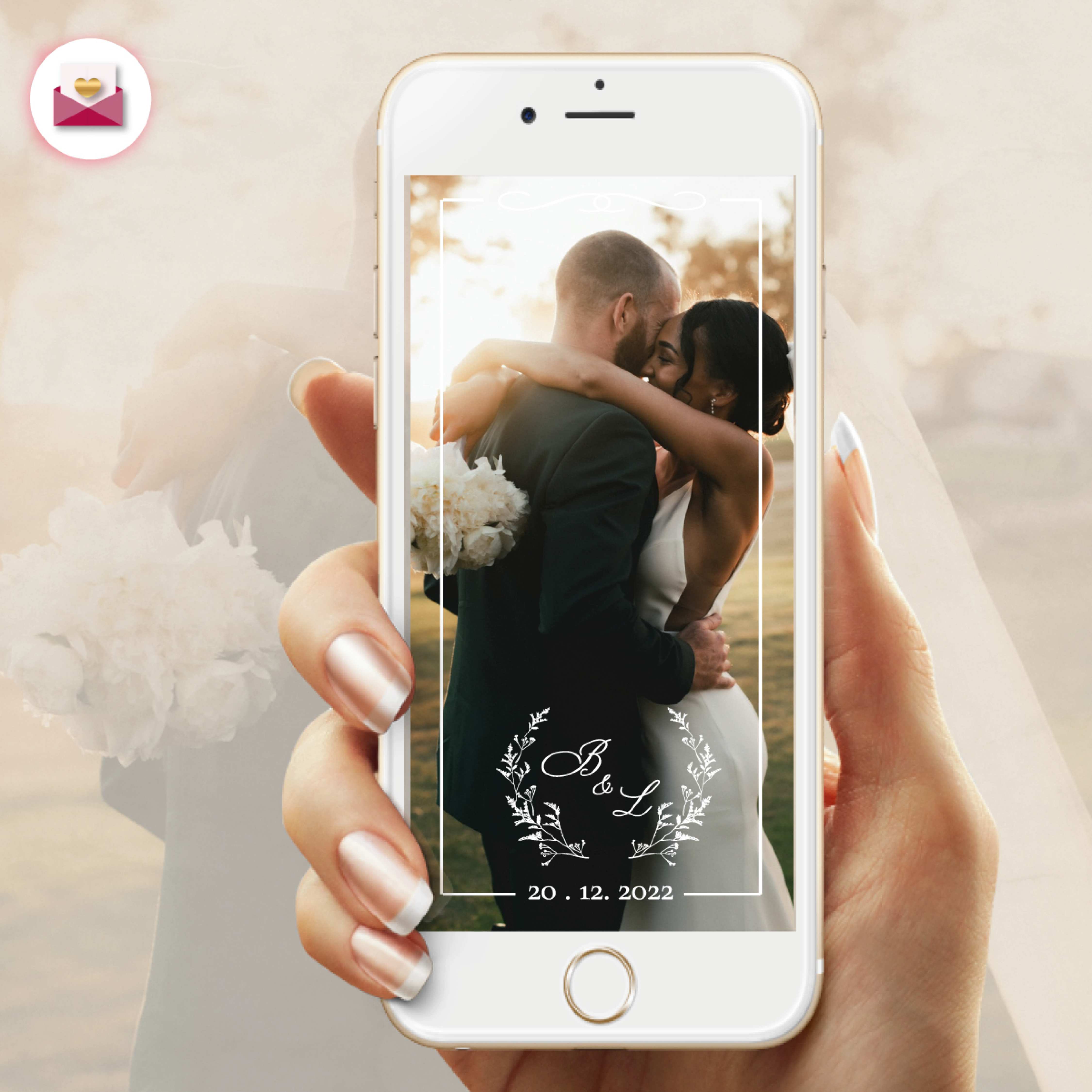 Filtro para Instagram Casamento