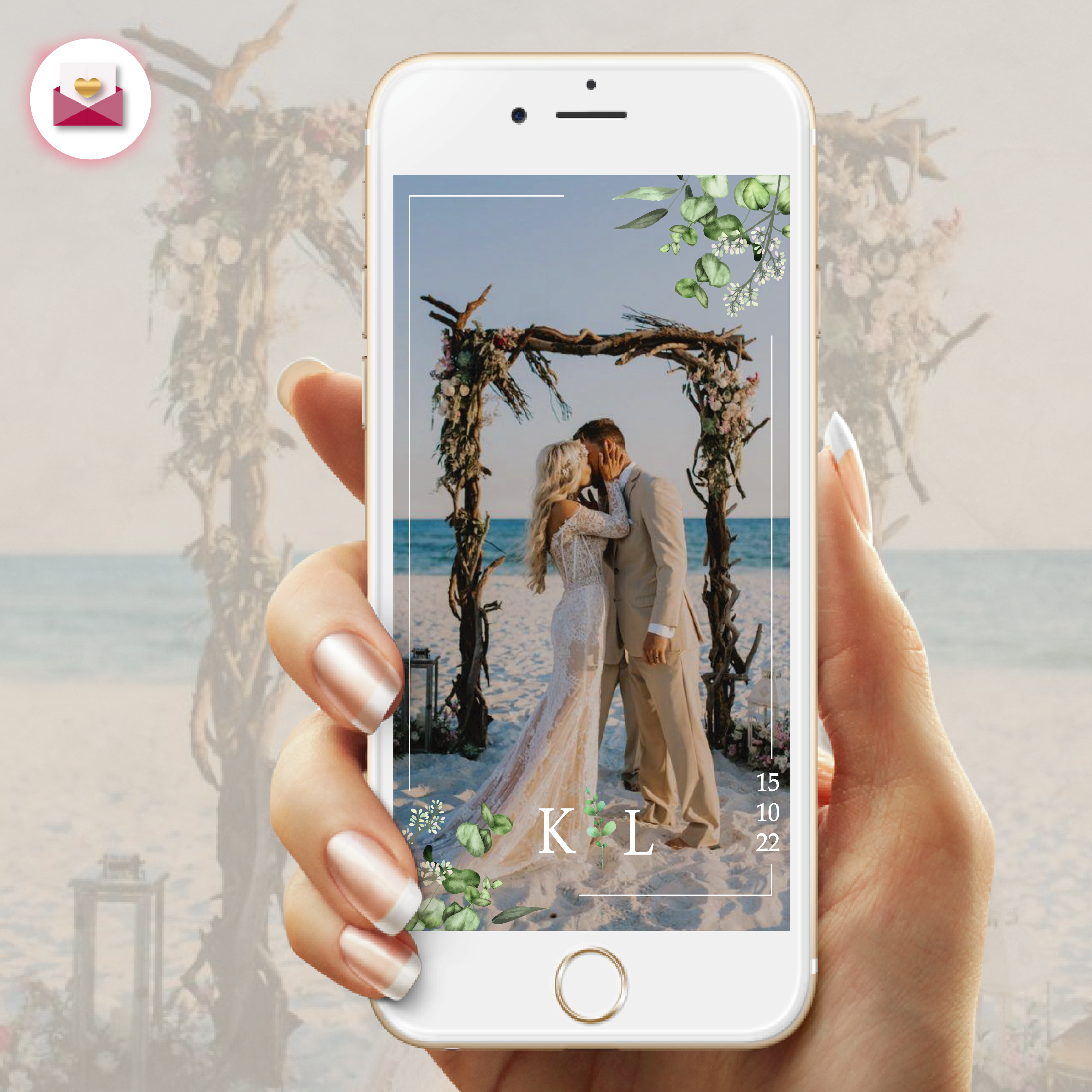 Filtro de Instagram Casamento - Bruna Gomes Convites