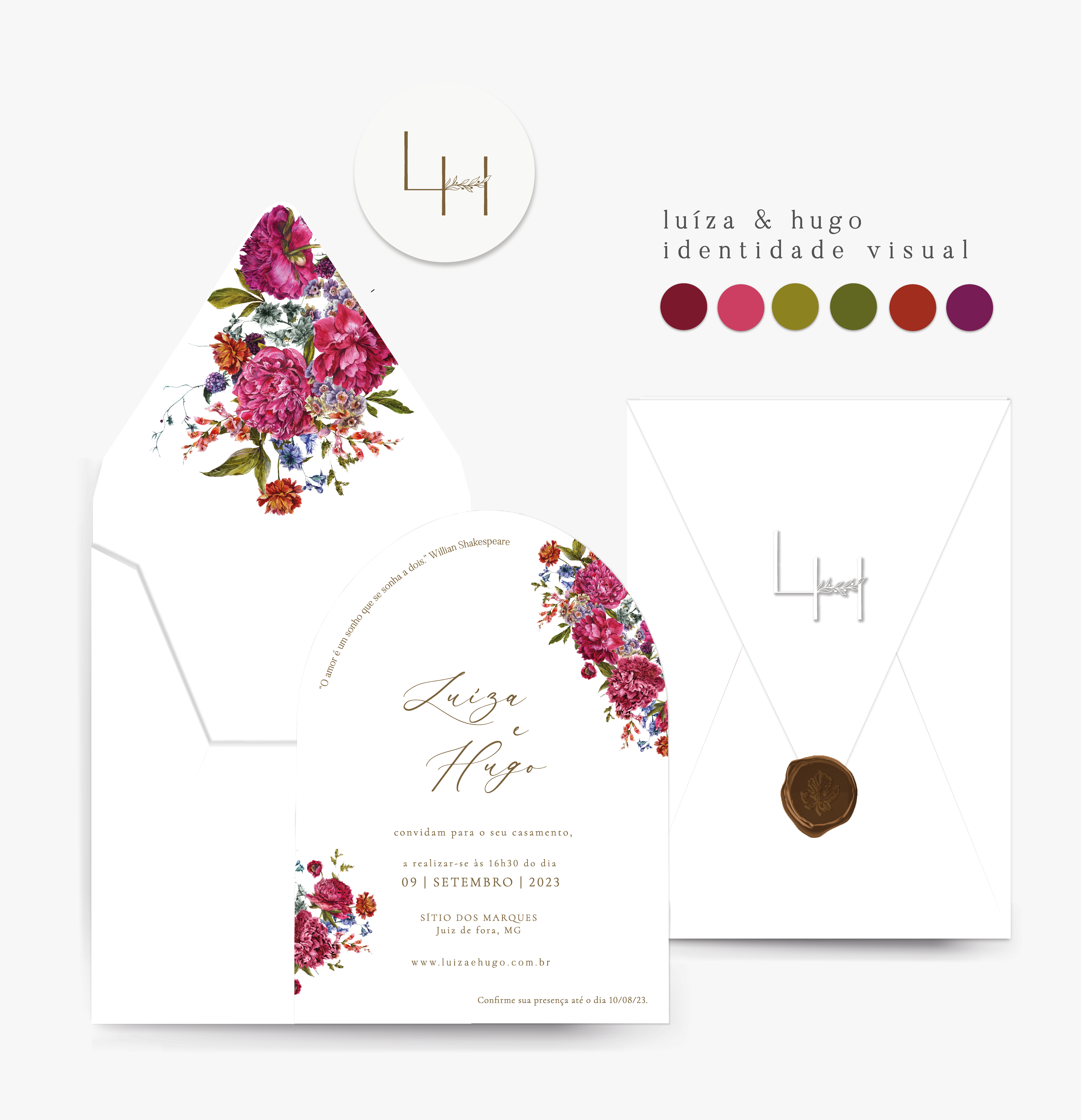 Kit Identidade Visual Casamento – (Crie do zero)