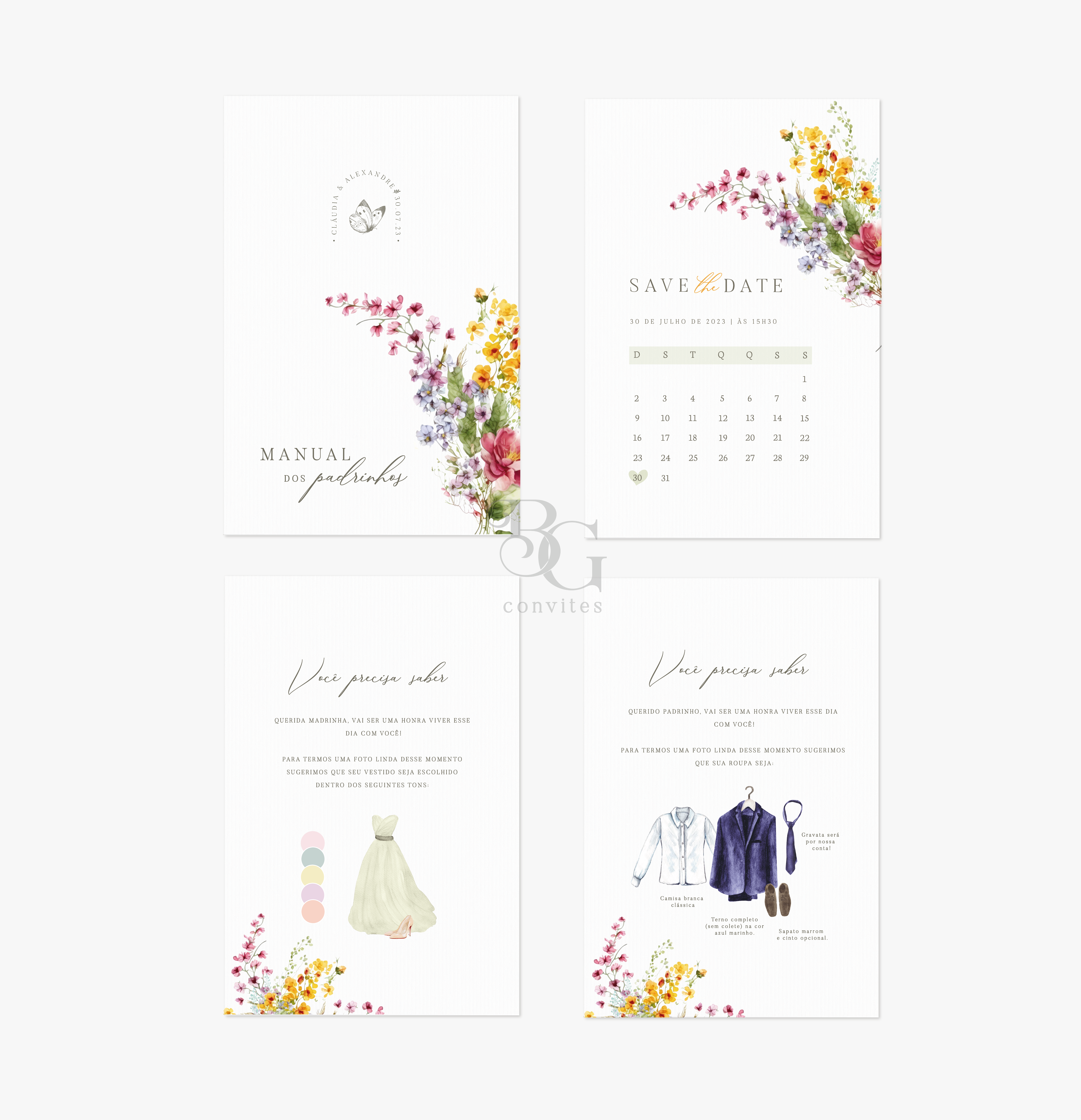 Kit Identidade Visual Casamento – (Crie do zero)